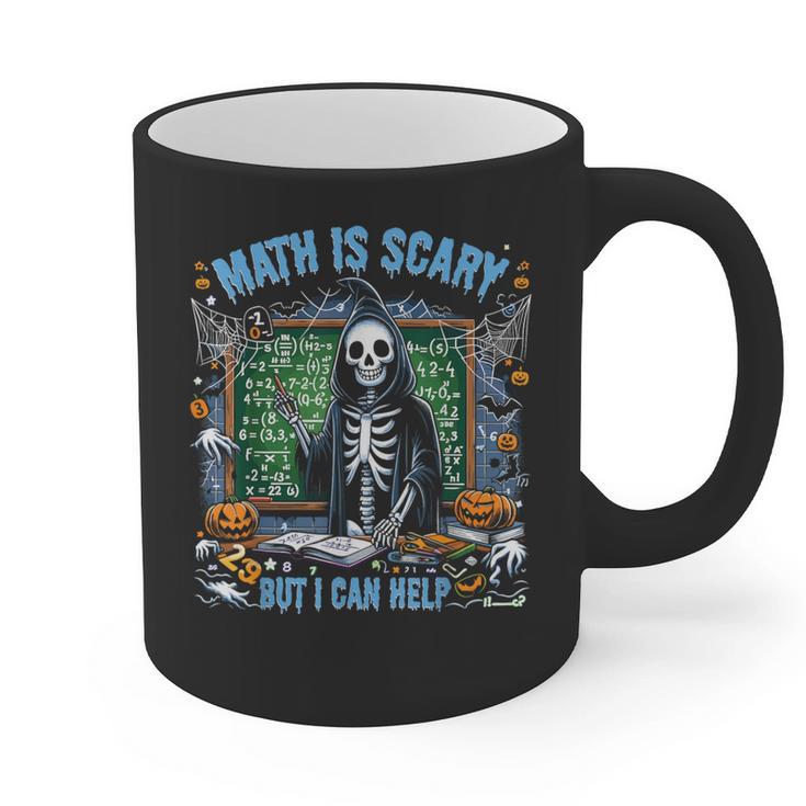 Spooky Halloween Math Teacher Graphic Print Coffee Mug