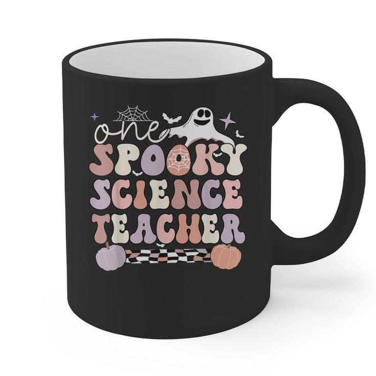 Spooky Science Teacher Halloween Science Teaching For Men Women Graphic Print Coffee Mug
