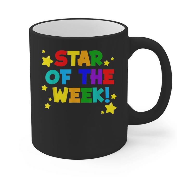 Star Of The Week Cheerful Recognition Student Teachers Class Men Women Kids Graphic Print Coffee Mug