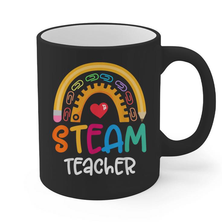 STEAM Teacher Squad Team Crew Back To School STEM Special Graphic Print Coffee Mug