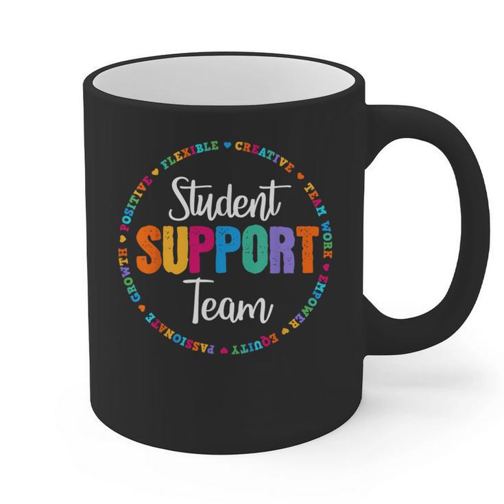Student Support Team Counselor Social Worker Teacher Crew Graphic Print Coffee Mug