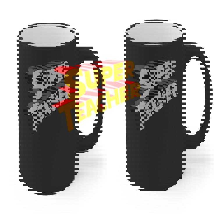Super Teacher SuperTeacher Graphic Print Coffee Mug