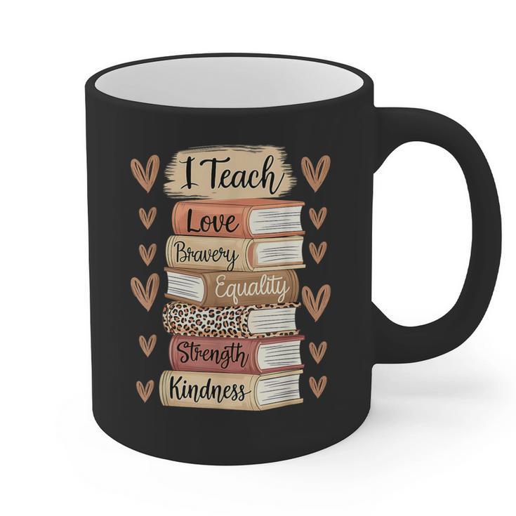 I Teach History Month Black Teacher Melanin Graphic Print Coffee Mug