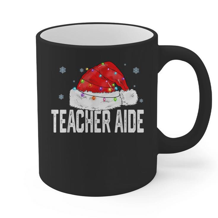 Teacher Aide Christmas Women Family Matching Group Xmas Graphic Print Coffee Mug