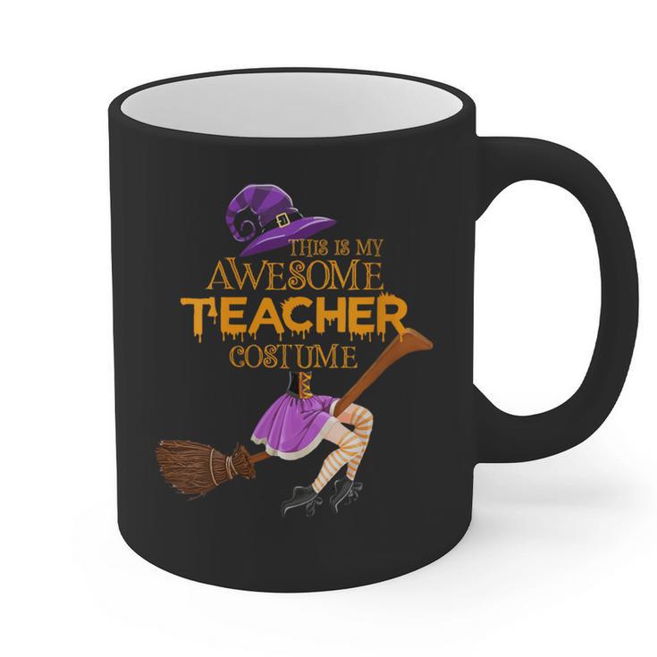 This Is My Teacher Costume Halloween Family Matching Group Graphic Print Coffee Mug
