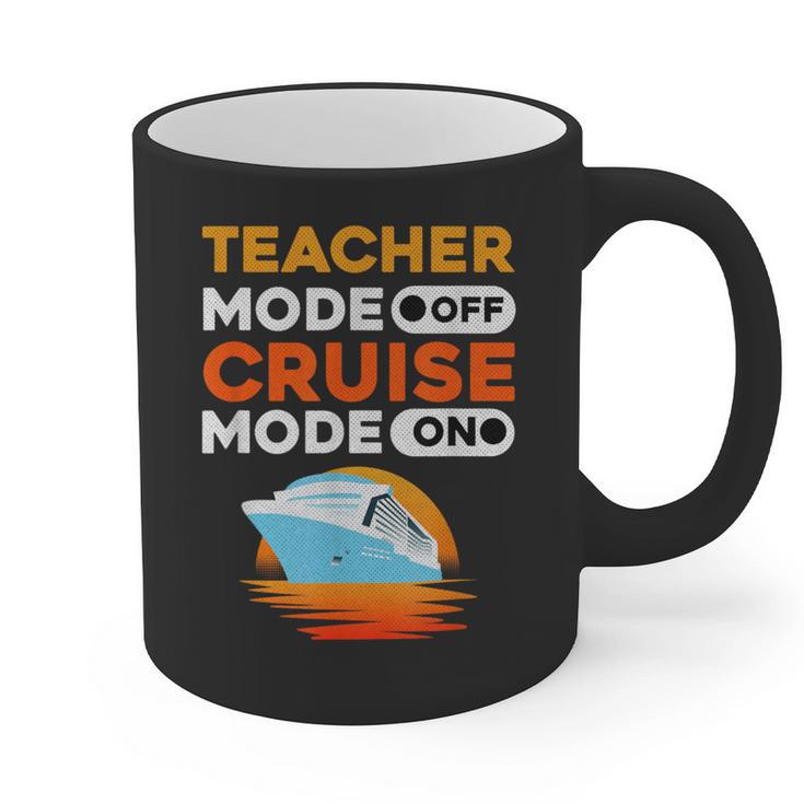 Teacher Cruise Shirt Cruise Mode Men Women Graphic Print Coffee Mug