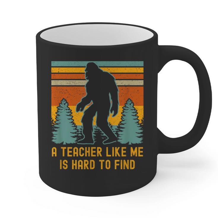A Teacher Like Me Is Hard To Find Bigfoot Teacher Graphic Print Coffee Mug