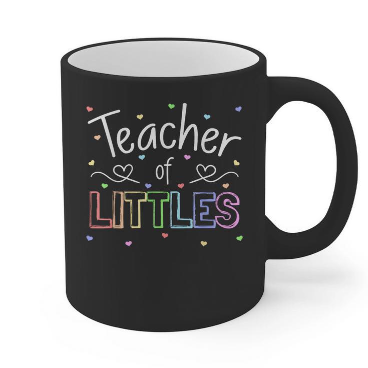 Teacher Of Littles Daycare Pre-k Kindergarten Teacher Graphic Print Coffee Mug