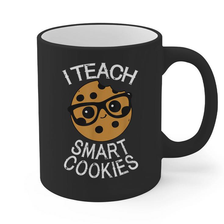 Teacher Shirt I Teach Smart Cookies Shirt Nerd Tee Graphic Print Coffee Mug