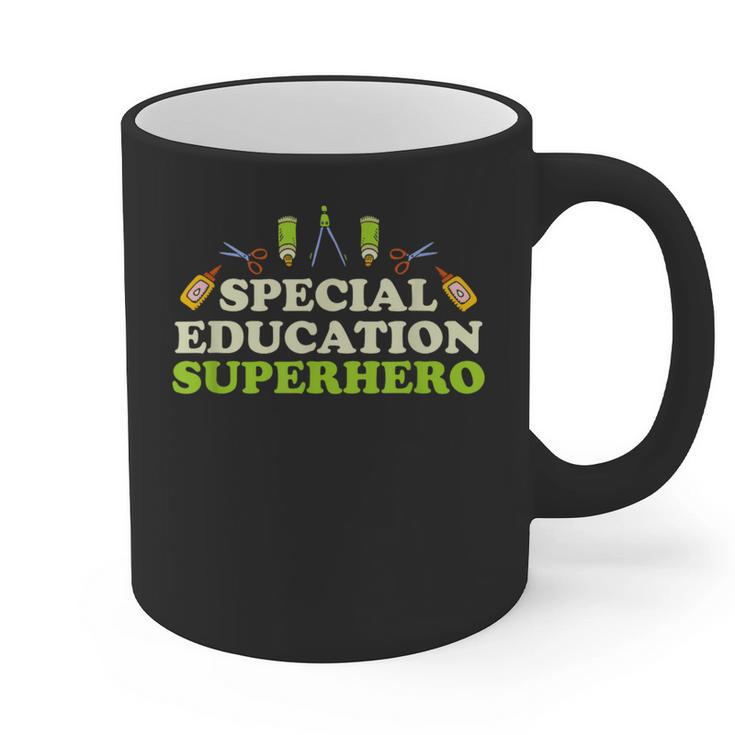 Teacher Superhero Student Educator Special Education Graphic Print Coffee Mug