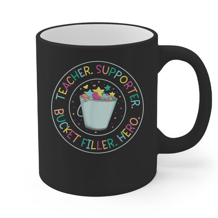 Teacher Supporter Bucket Filler Hero Graphic Print Coffee Mug