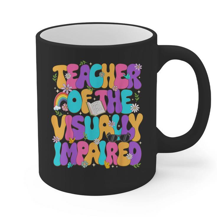 Teacher Of The Visually Impaired Blindness Awareness Graphic Print Coffee Mug