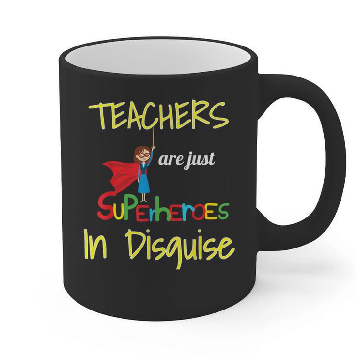 Teachers Are Superheroes First Day School T-Shirt Graphic Print Coffee Mug