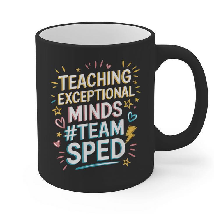 Team Sped Sped Teacher Special Education Teacher Team Graphic Print Coffee Mug