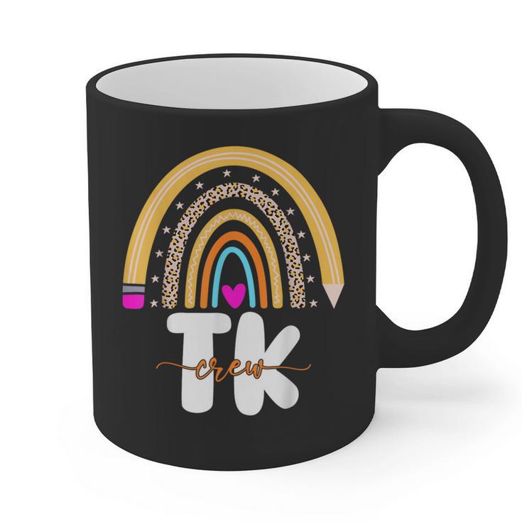 Team TK Transitional Kindergaten TK Crew Squad Teacher Kids Graphic Print Coffee Mug