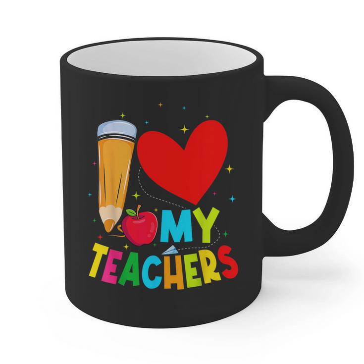 Teens Graduation I Heart My Teachers I Love My Teachers Graphic Print Coffee Mug