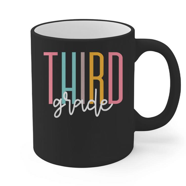 Third Grade Girls Boys Teacher Team 3rd Grade Squad Graphic Print Coffee Mug