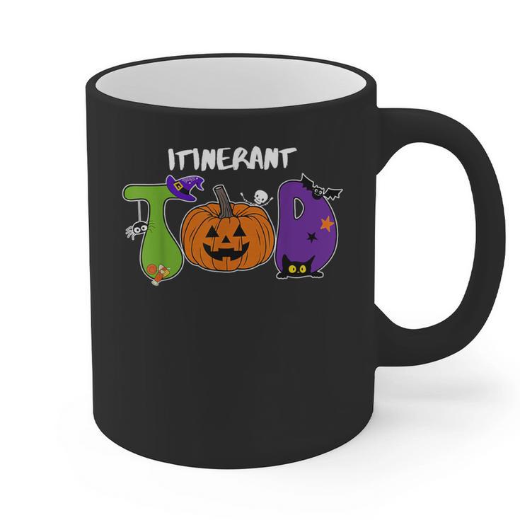 TOD Itinerant Teacher Of The Deaf Halloween ASL Interpreters Graphic Print Coffee Mug