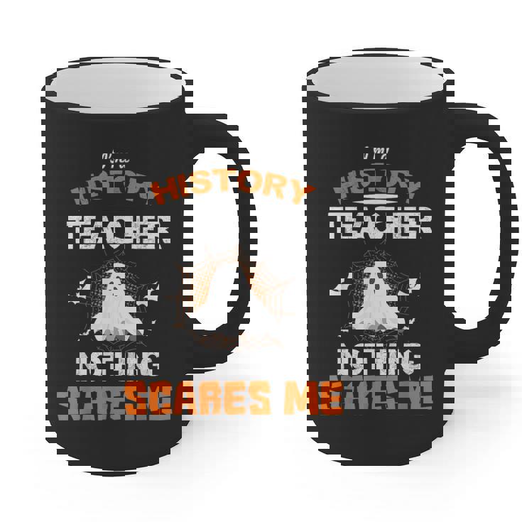 History Teacher School Shirt Halloween Educator Men Women Kids Graphic Print Coffee Mug