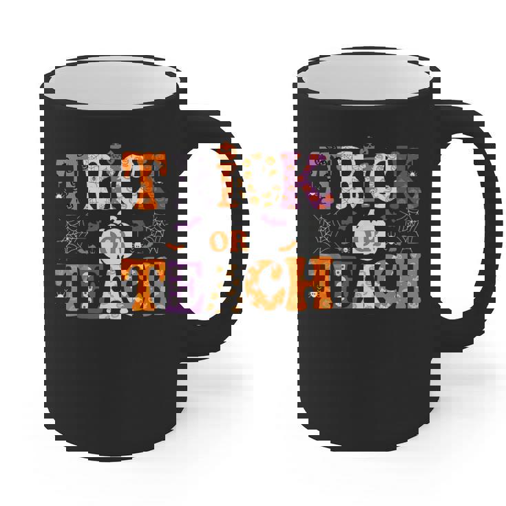 Trick Or Teach Teacher Halloween Costume Men Women Graphic Print Coffee Mug