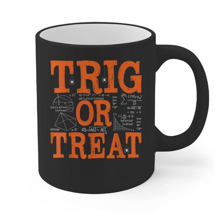 Trig Or Treat Trigonometry Math Teacher Halloween Graphic Print Coffee Mug