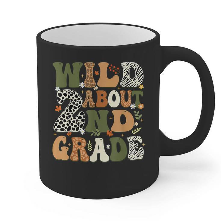 Wild About 2nd Grade Teacher Student First Day Of School Graphic Print Coffee Mug