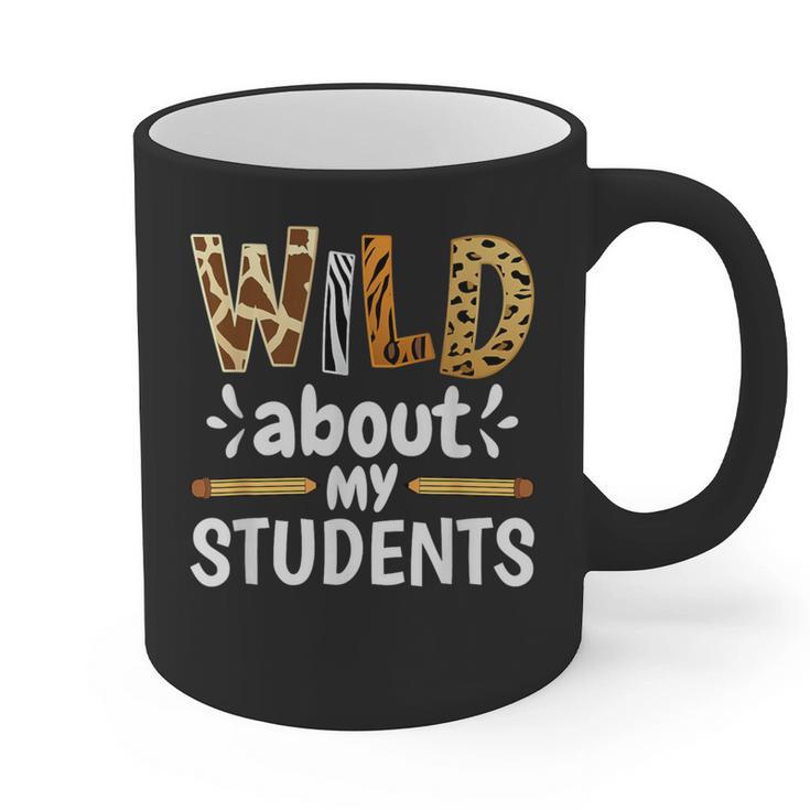 Wild About My Students School Teachers And Students Graphic Print Coffee Mug