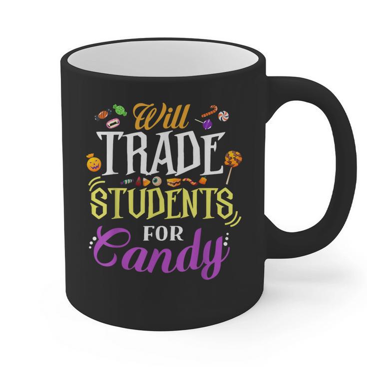 Will Trade Students For Candy Teacher Cute Halloween Costume Graphic Print Coffee Mug