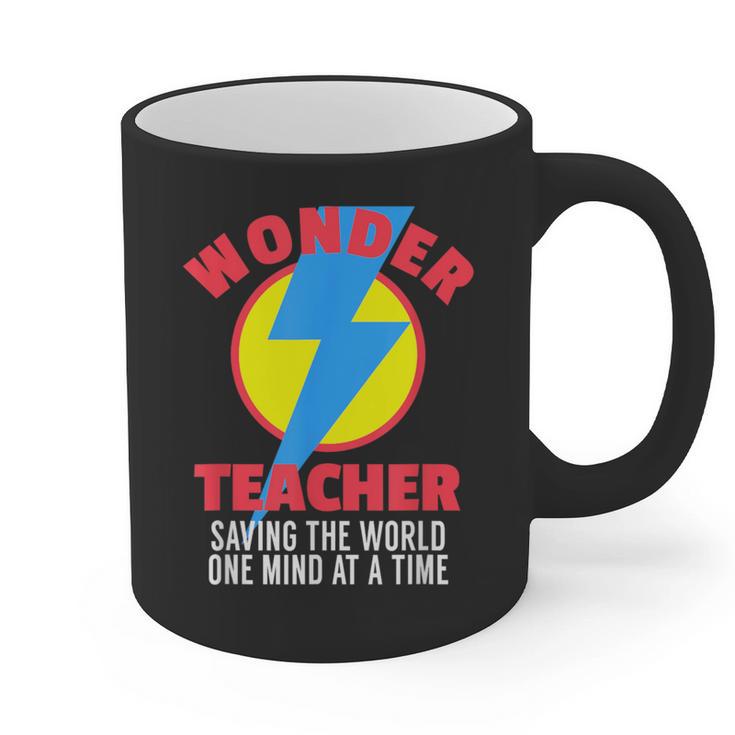 Wonder Teacher Costume Shirt Teacher Halloween Costume Tee Graphic Print Coffee Mug