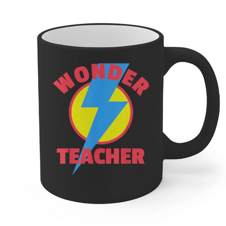 Wonder Teacher Teacher Halloween Tshirt Graphic Print Coffee Mug