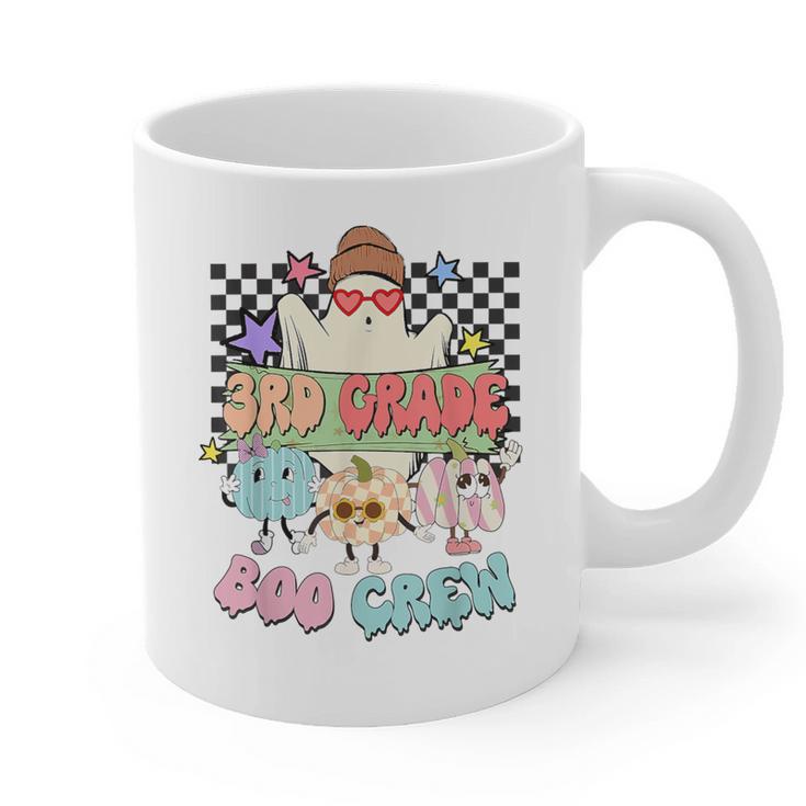 3rd Grade Boo Crew Third Grade Halloween Costume Teacher Kid Graphic Print Coffee Mug