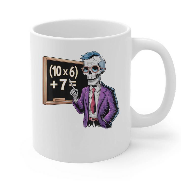 67 Math Teacher Meme Brainrot Six Seven Halloween Equation Graphic Print Coffee Mug