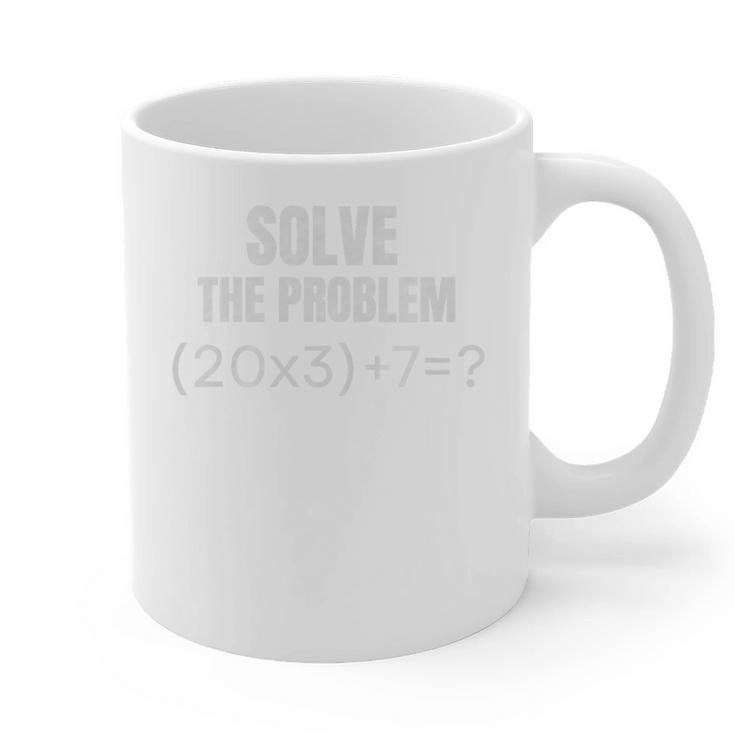 67 Meme PEMDAS Elementary Math Teacher Joke Brainrot Premium Tri-Blend Graphic Print Coffee Mug