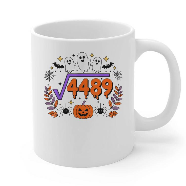 67 Meme Square Root 4489 Teen Six Seven Slang Math Teacher Graphic Print Coffee Mug