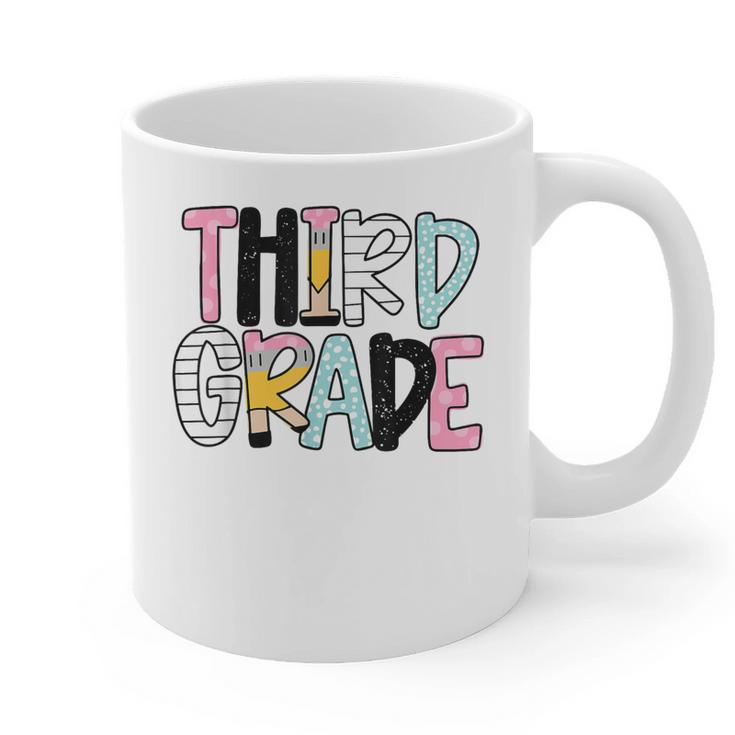 Back To School Third Grade Teacher First Day Of 3rd Grade Graphic Print Coffee Mug, First Grade Teacher Gifts, trending gift Back To School Third Grade Teacher First Day Of 3rd Grade Graphic Print Coffee Mug, First Grade Teacher Gifts, trending gift
