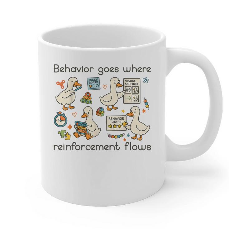 Behavior Analyst Silly Goose RBT ABA Therapy Sped Teacher Graphic Print Coffee Mug
