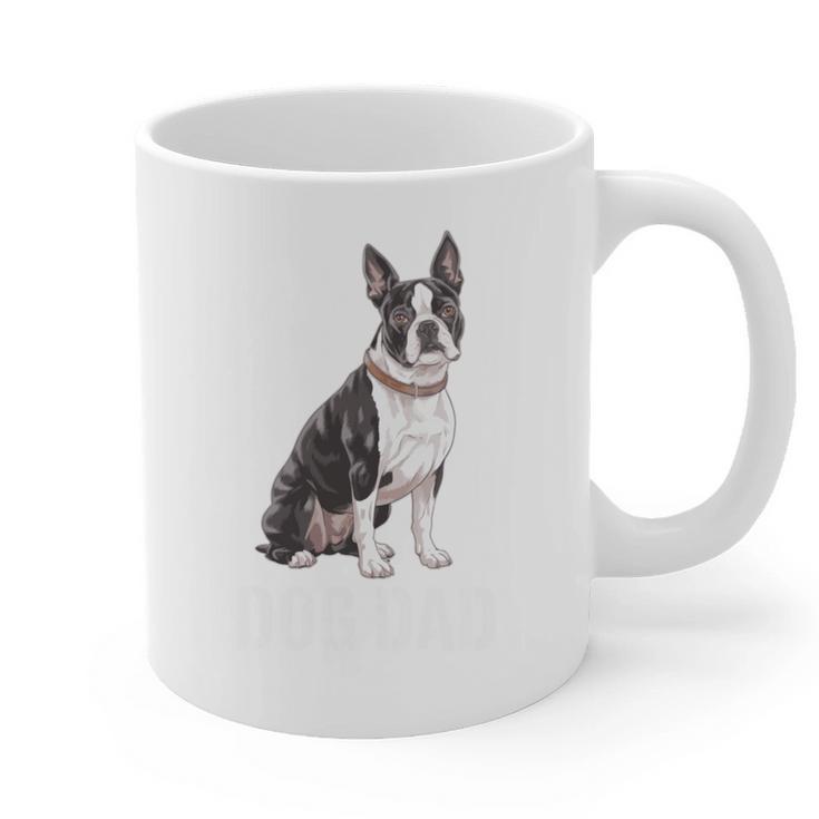 Boston Terrier Dog Dad Boston Terrier Dog Lovers Graphic Print Coffee Mug