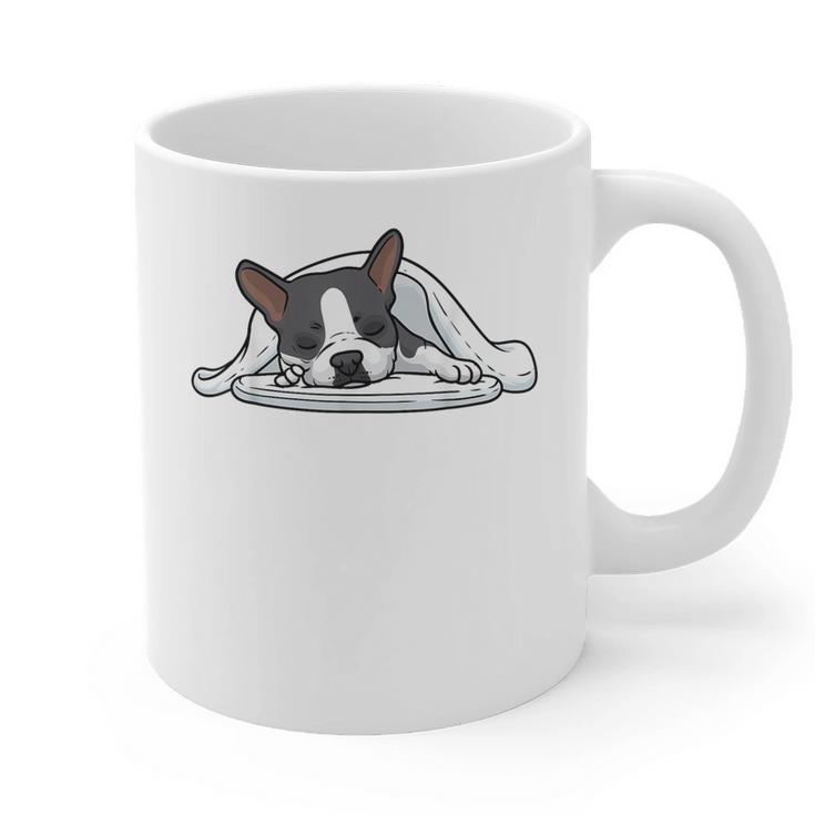 Boston Terrier Dog Official Sleeping Men Women Girls Kids Graphic Print Coffee Mug, trending gift