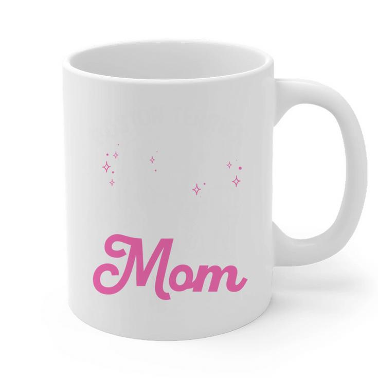 Boston Terrier Mom Graphic Print Coffee Mug