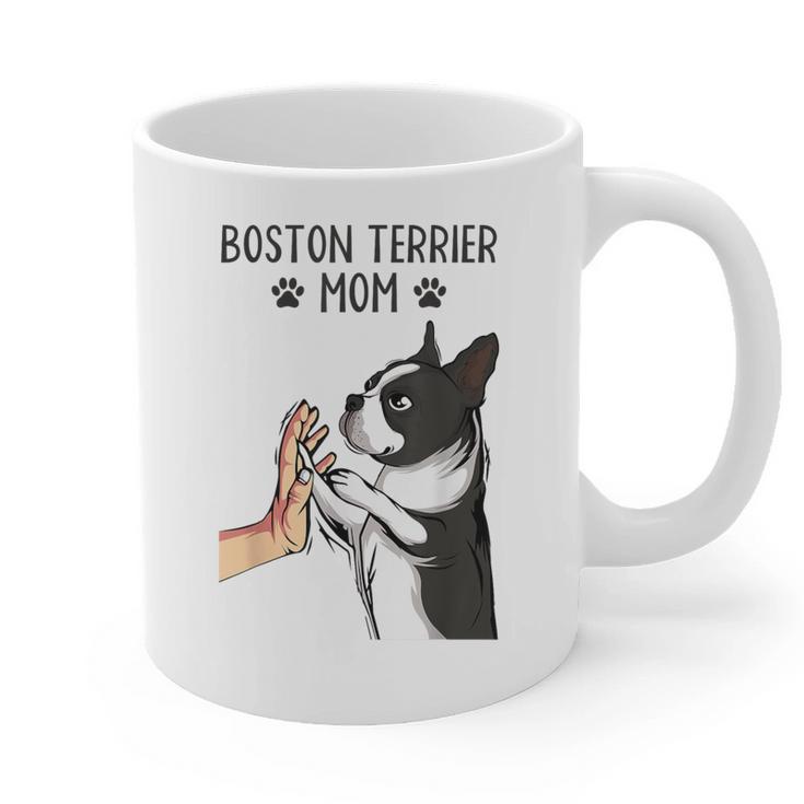 Boston Terrier Mom Dogs Mum Woman Graphic Print Coffee Mug