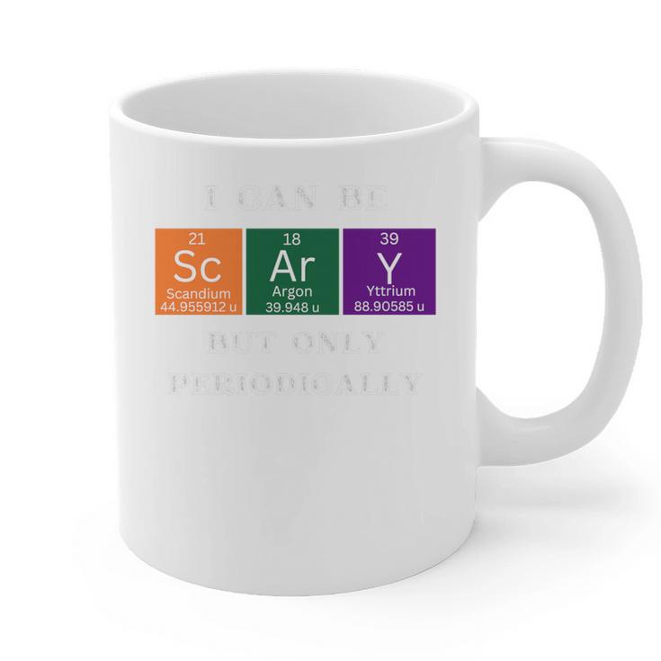 Chemisty Science Teacher Periodic Table Halloween Graphic Print Coffee Mug