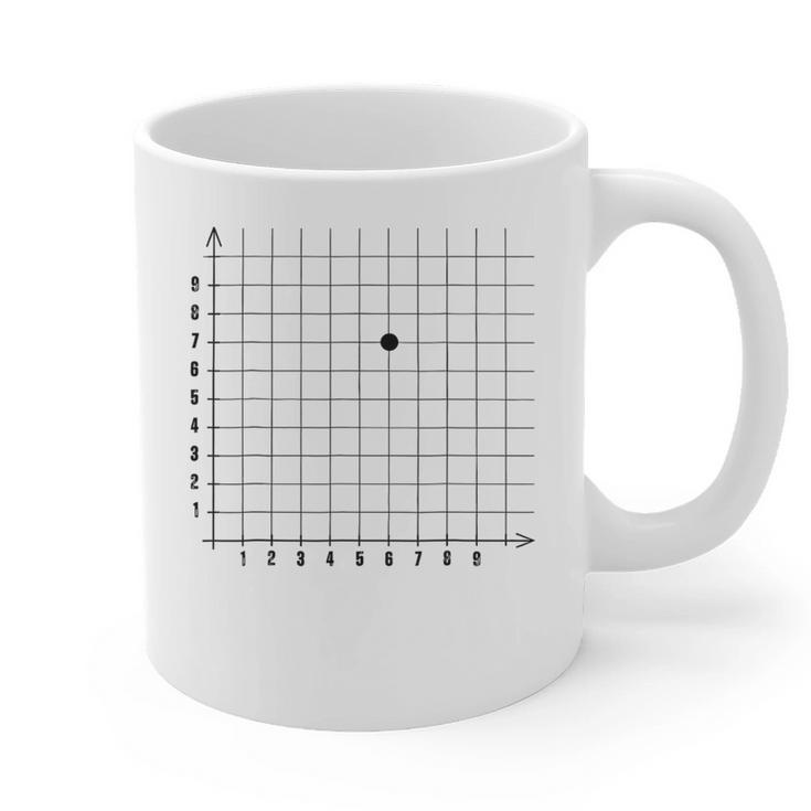 Coordinate 67 67 Math 67 Teacher Math Lover Boys Kids Graphic Print Coffee Mug