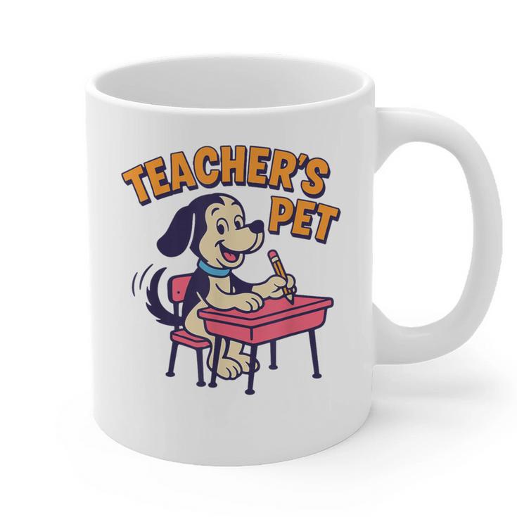 Cute Elementary School Student Dog Teacher's Pet Graphic Print Coffee Mug