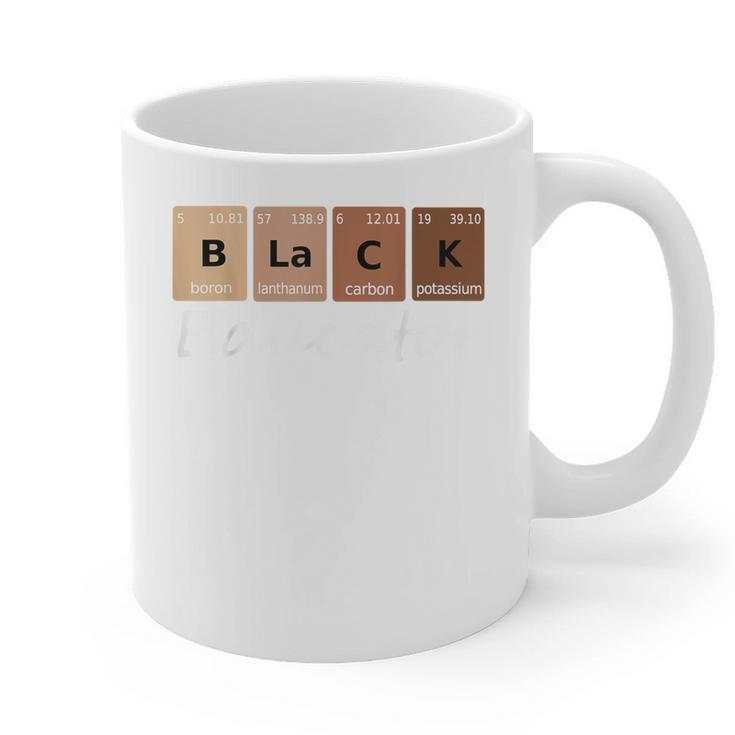 Educator Science Teacher Melanin Educator Science Graphic Print Coffee Mug