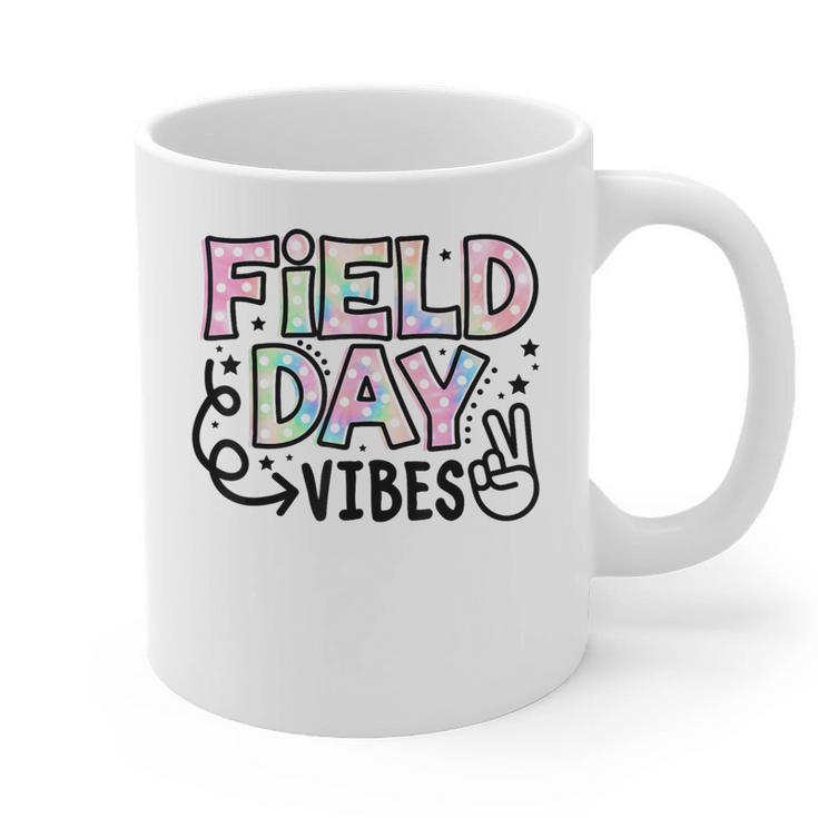 Field Day Vibes For Teacher Kids Happy Field Day 2025 Graphic Print Coffee Mug