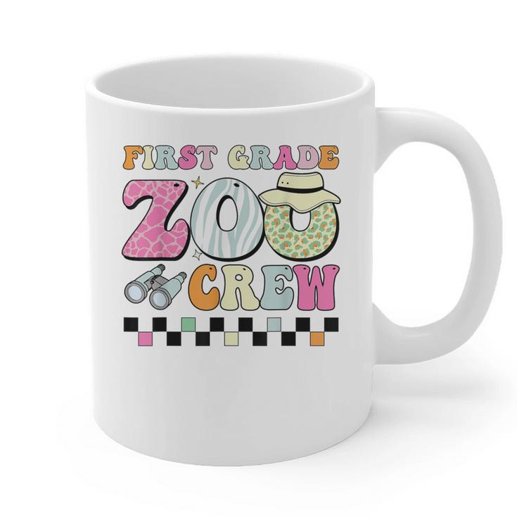 Field Zoo Trip Shirt For Teacher First Grade Crew For Men Women Kids Graphic Print Coffee Mug