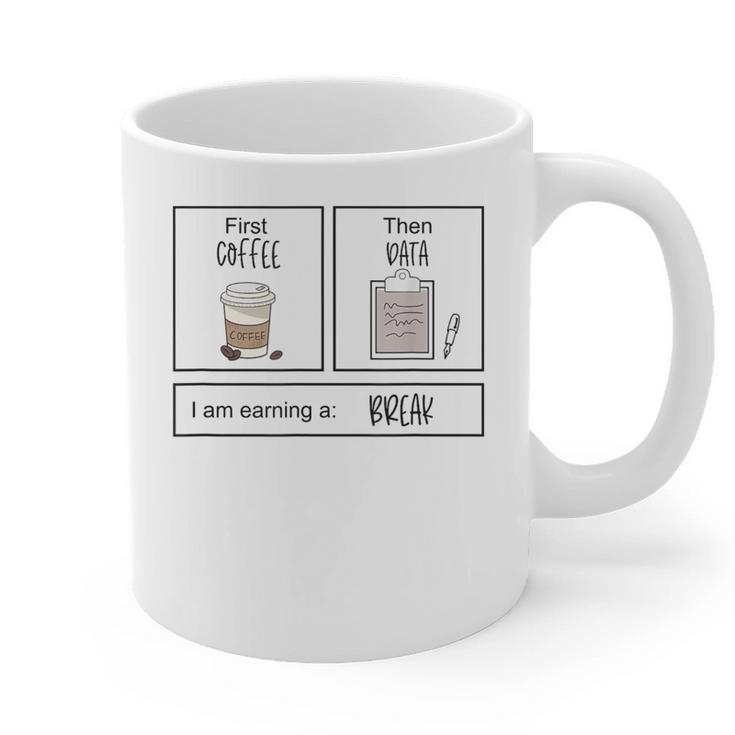 First Coffee Then IEP Teacher SPED Teacher Coffee Lover Graphic Print Coffee Mug