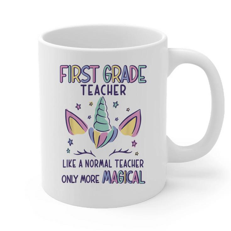 First Grade Teacher Definition Graphic Print Coffee Mug