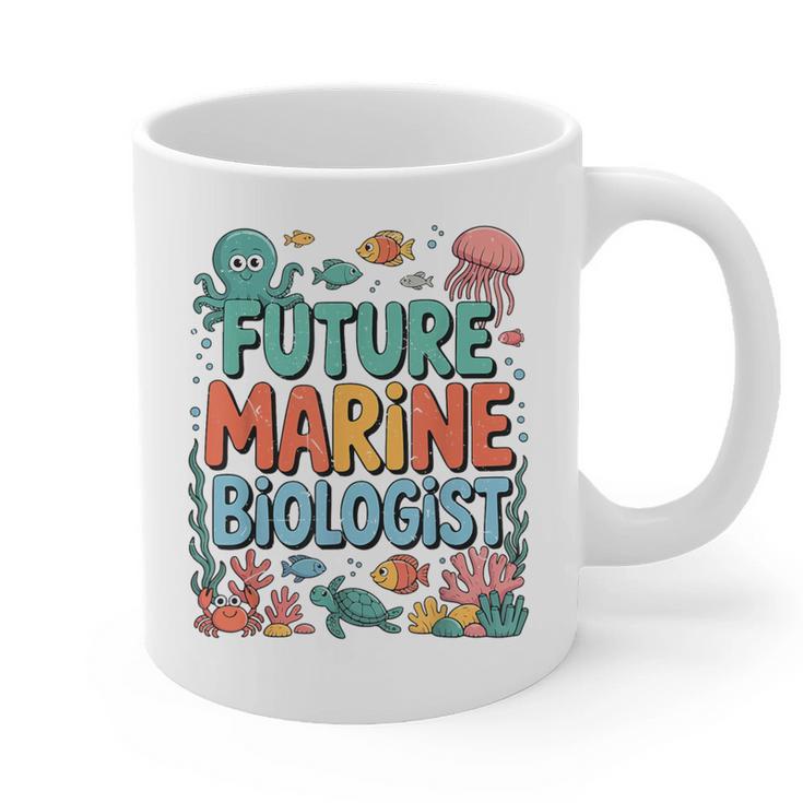 Future Marine Biologist Student Biology Teacher Kids Graphic Print Coffee Mug