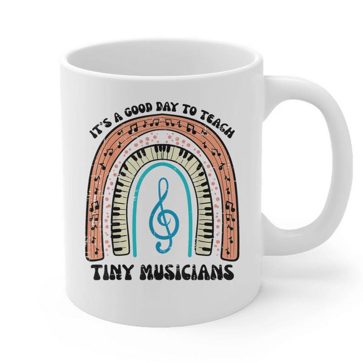 Good Day To Teach Tiny Musicians Piano Music Teacher Women Graphic Print Coffee Mug